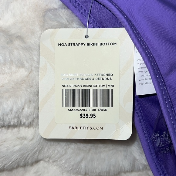 NWT Fabletics Noa strappy bikini bottom sz M - Picture 7 of 7